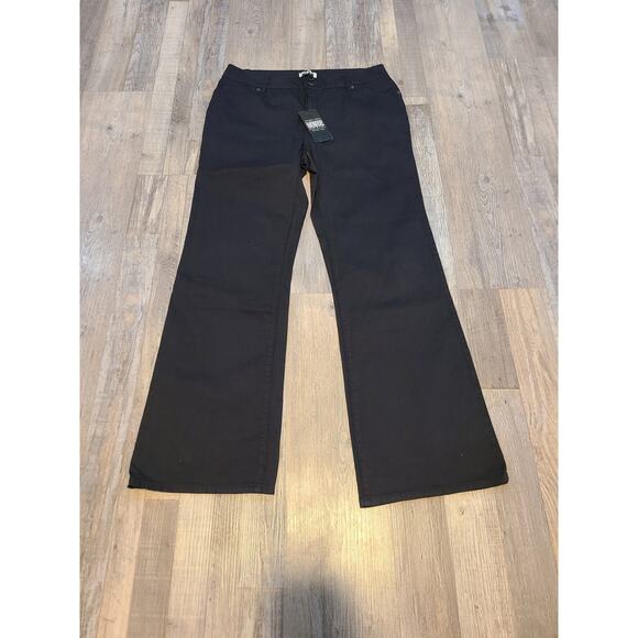 Monroe and main size 14 women's black bootcut jeans new with tags - Picture 1 of 8